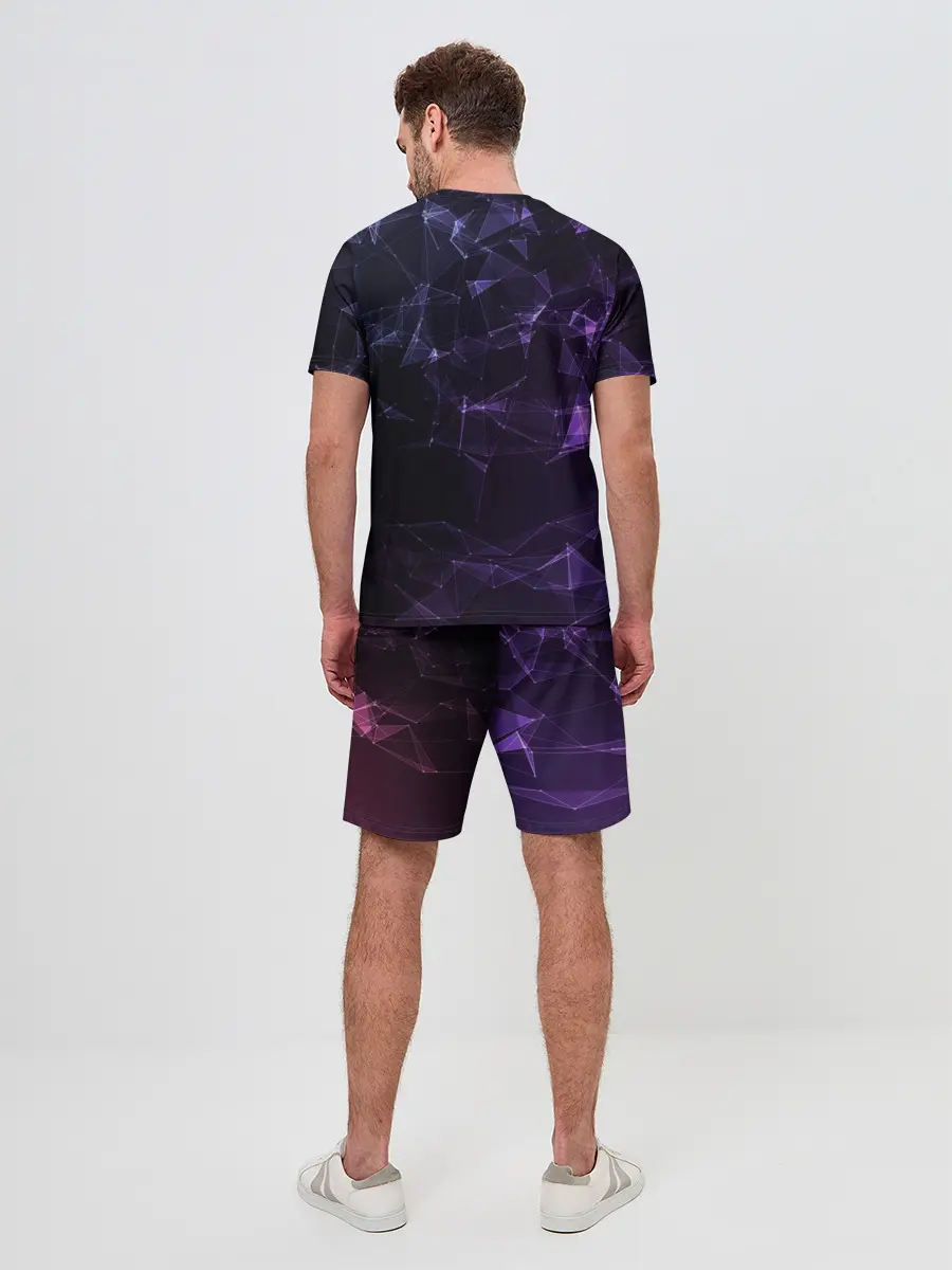 Мужской костюм с шортами / Абстракция