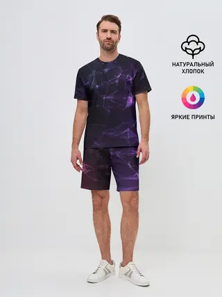 Мужской костюм с шортами / Абстракция