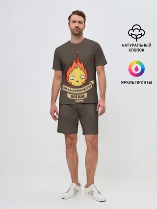 Мужской костюм с шортами / Burn emotion