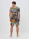Мужской костюм с шортами / Психоделическое искусство