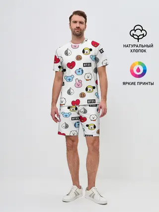 Мужской костюм с шортами / BTS | БТС | BANGTAN BOYS | BT21