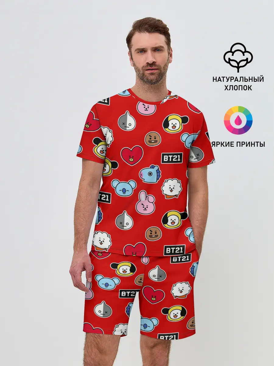 Мужской костюм с шортами / BTS