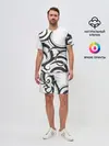 Мужской костюм с шортами / Узоры