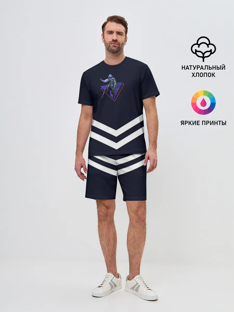 Мужской костюм с шортами / Valorant