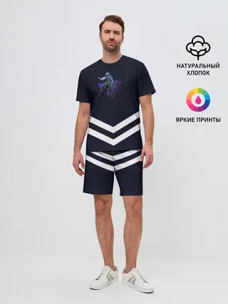 Мужской костюм с шортами / Valorant