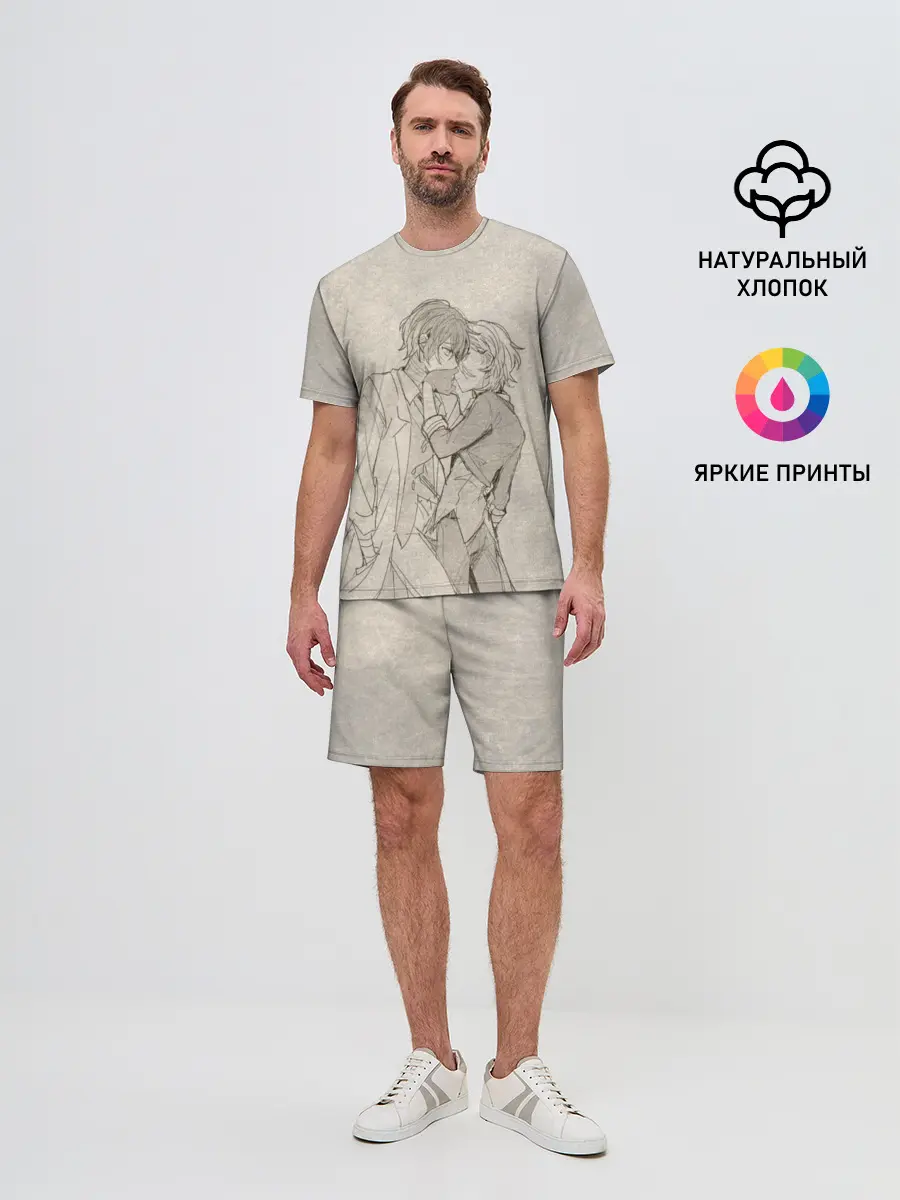 Мужской костюм с шортами / Дазай и Чуя