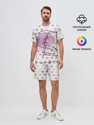 Мужской костюм с шортами / gymnastics