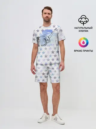 Мужской костюм с шортами / gymnastics