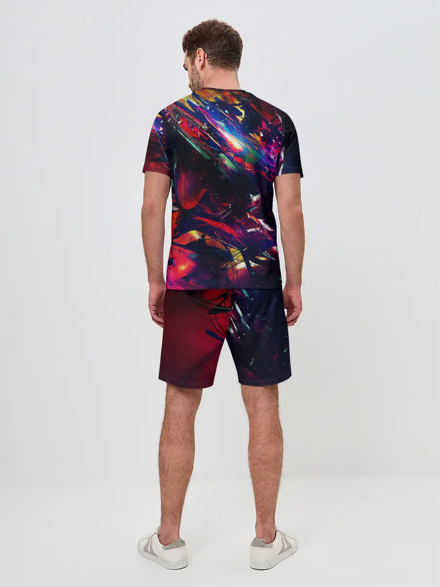 Мужской костюм с шортами / DIGITAL STRIPES