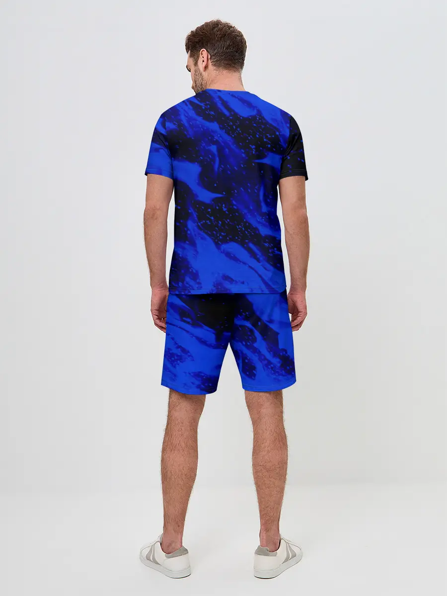 Мужской костюм с шортами / СИНИЙ ОГОНЬ