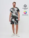 Мужской костюм с шортами / ОГОНЬ ГЛИТЧ