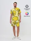 Мужской костюм с шортами / Лимончики