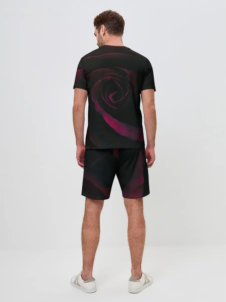 Мужской костюм с шортами / Dark Rose