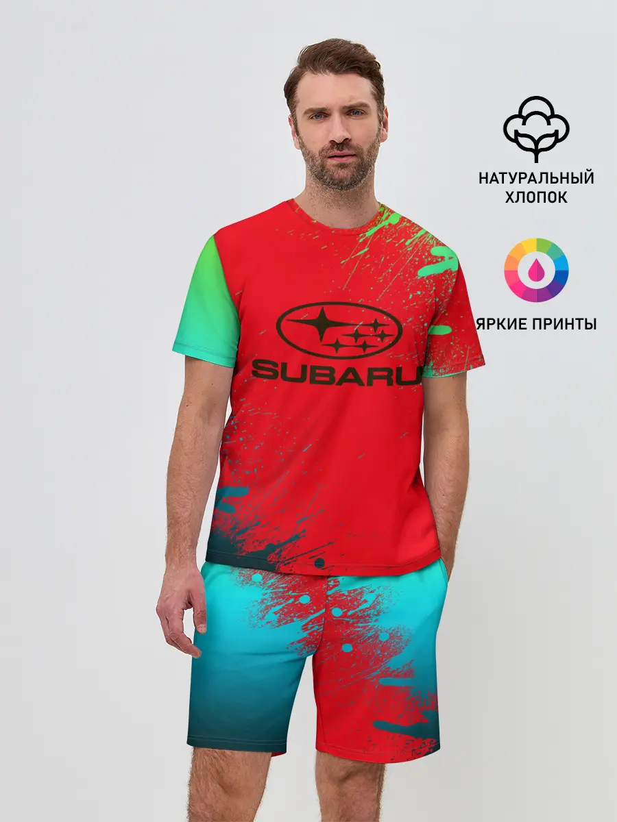 Мужской костюм с шортами / SUBARU