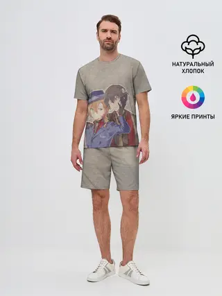 Мужской костюм с шортами / Дазай и чуя