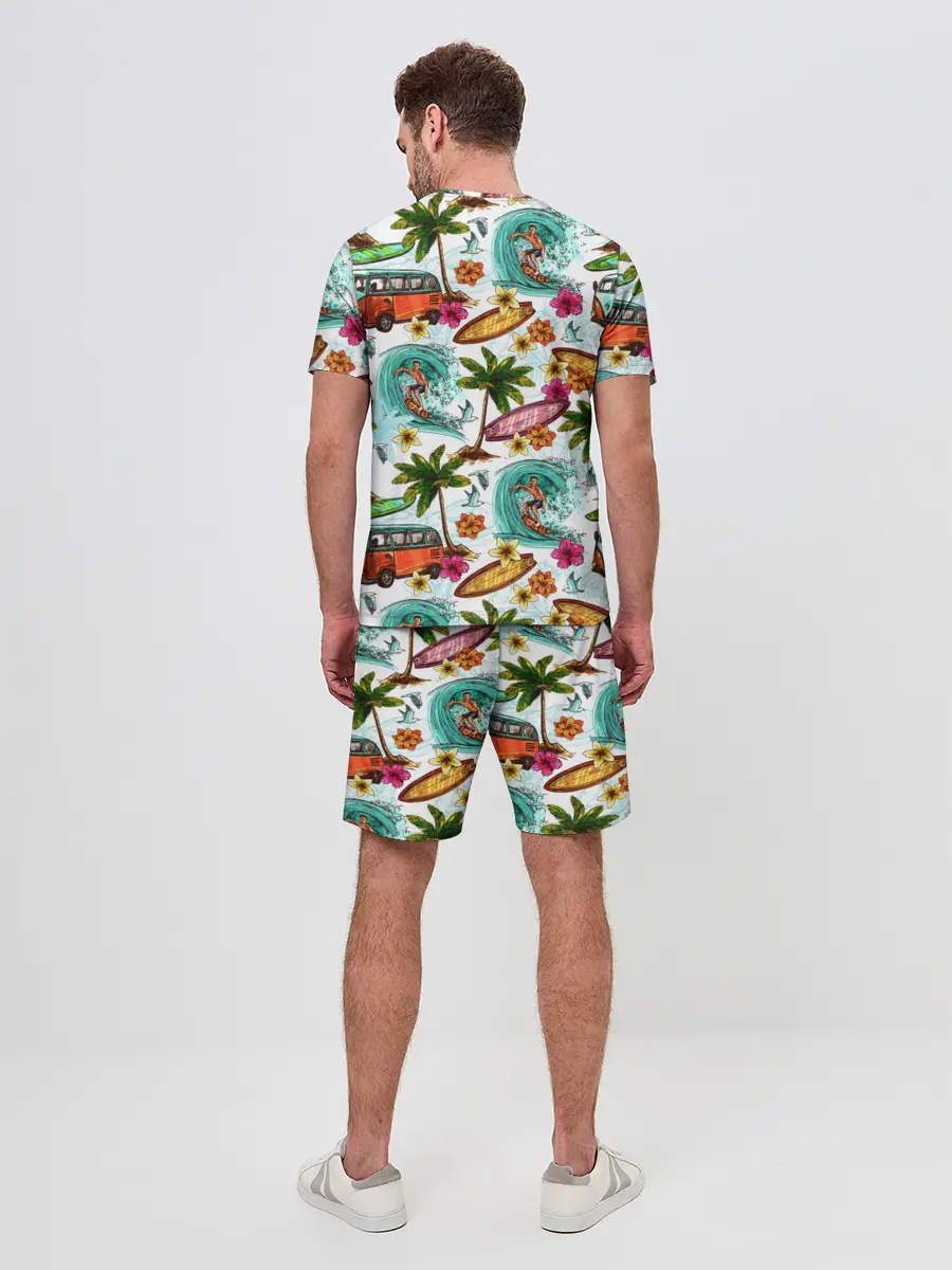 Мужской костюм с шортами / Летнее Настроение