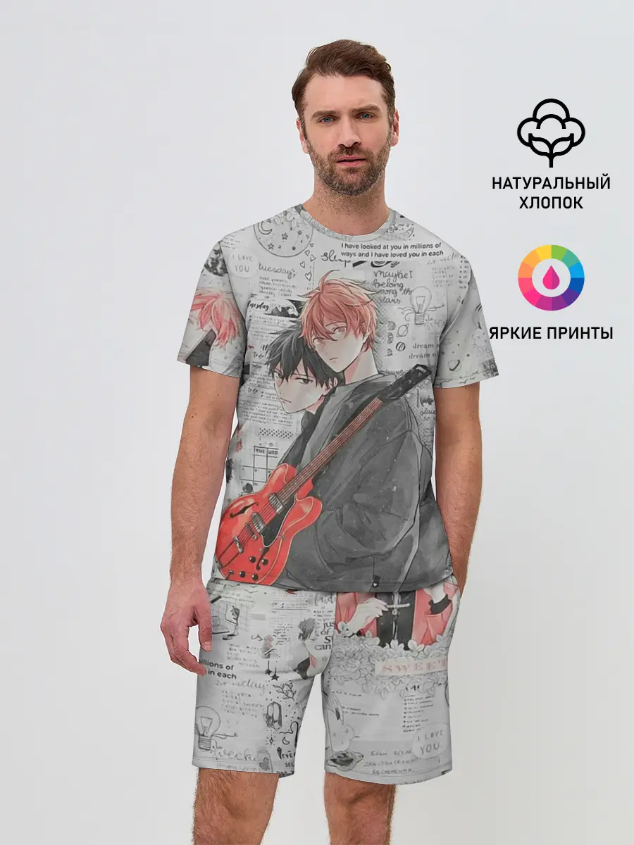 Мужской костюм с шортами / Сато и Рицу