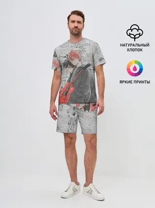 Мужской костюм с шортами / Сато и Рицу