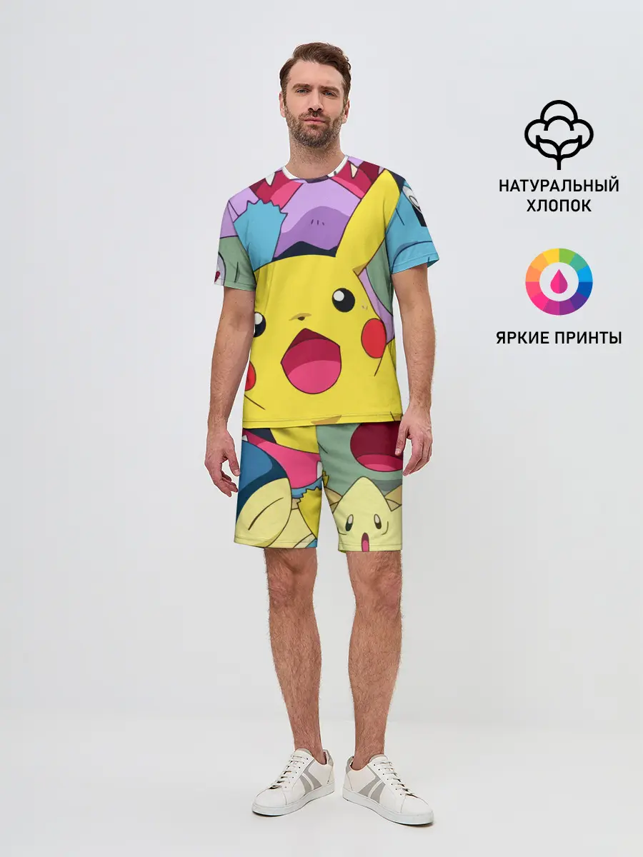 Мужской костюм с шортами / Pokemon bros