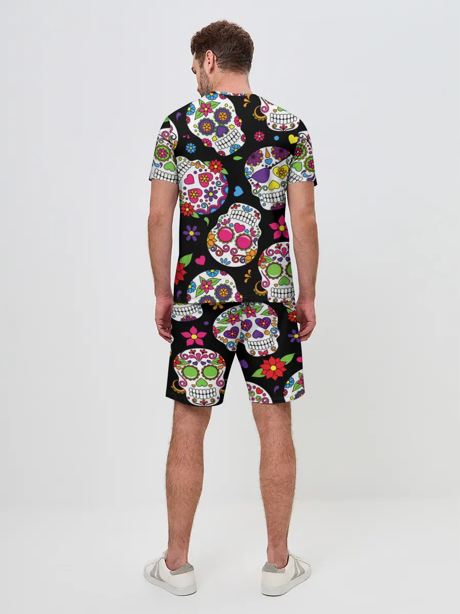 Мужской костюм с шортами / Шальные черепа