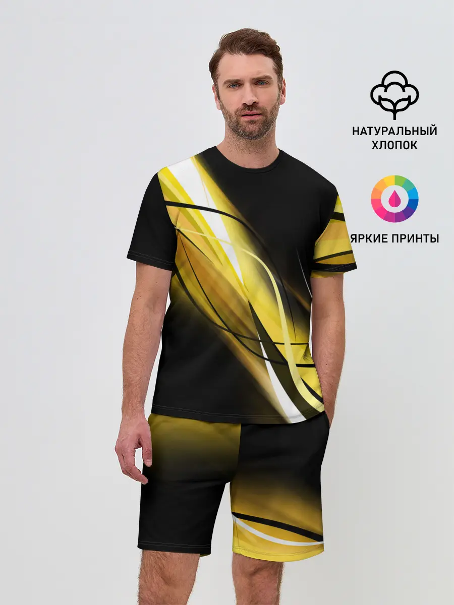 Мужской костюм с шортами / GEOMETRY STRIPES