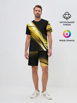 Мужской костюм с шортами / GEOMETRY STRIPES