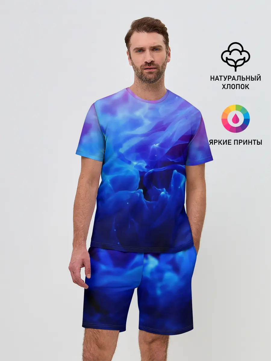 Мужской костюм с шортами / fire