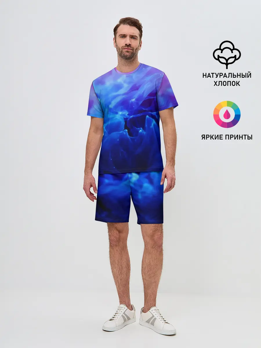 Мужской костюм с шортами / fire