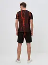 Мужской костюм с шортами / Огненные соты