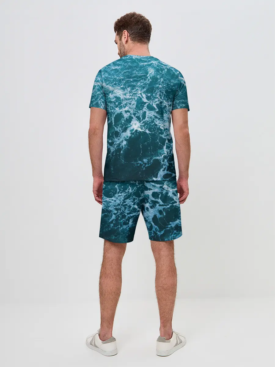 Мужской костюм с шортами / Водная гладь