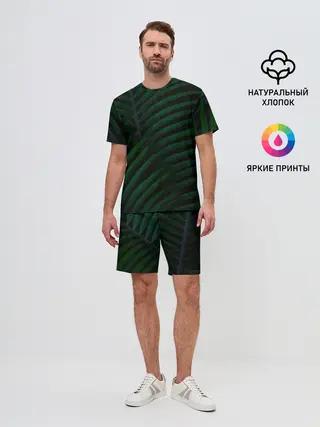 Мужской костюм с шортами / Пальмовые листья