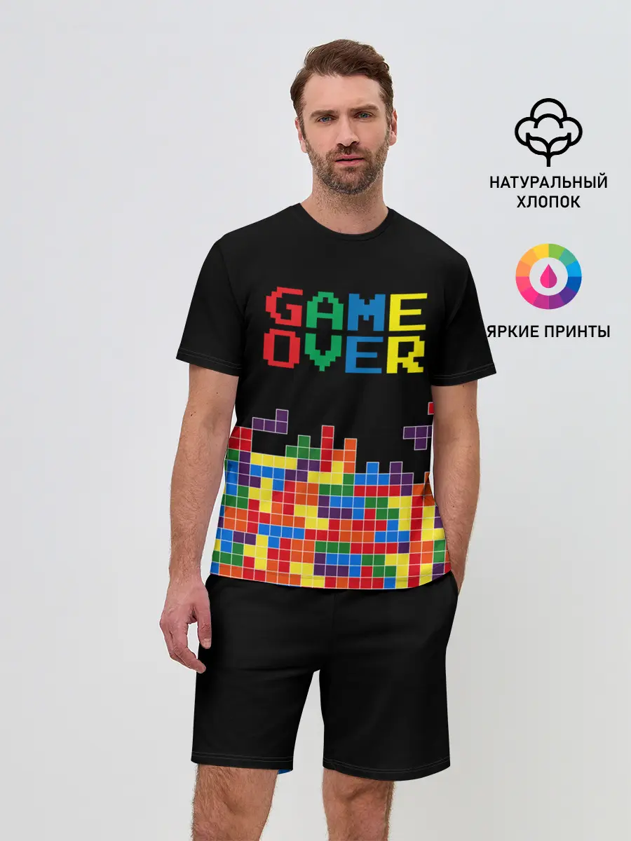 Мужской костюм с шортами / ТЕТРИС