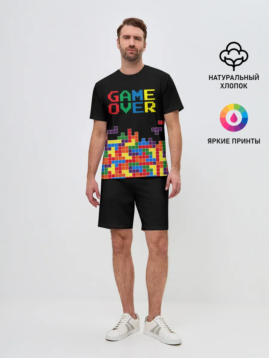 Мужской костюм с шортами / ТЕТРИС