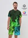 Мужской костюм с шортами / Fire