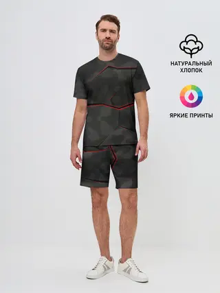 Мужской костюм с шортами / Текстура.