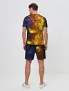 Мужской костюм с шортами / Огненный цветок