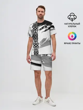 Мужской костюм с шортами / Форма Казахстан