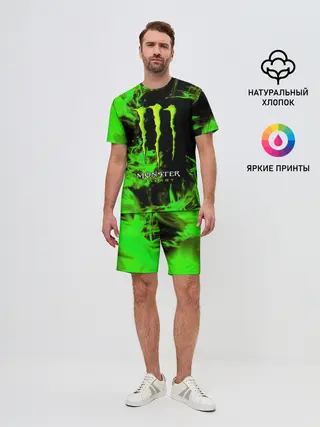 Мужской костюм с шортами / MONSTER ENERGY