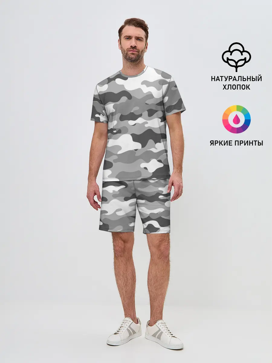 Мужской костюм с шортами / МИЛИТАРИ
