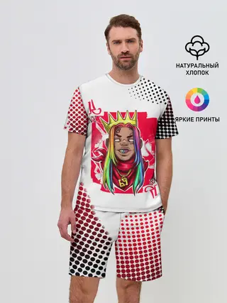 Мужской костюм с шортами / 6ix9ine King Up