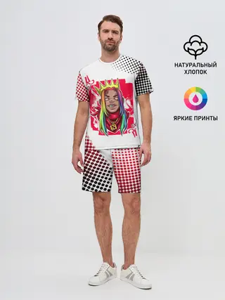 Мужской костюм с шортами / 6ix9ine King Up