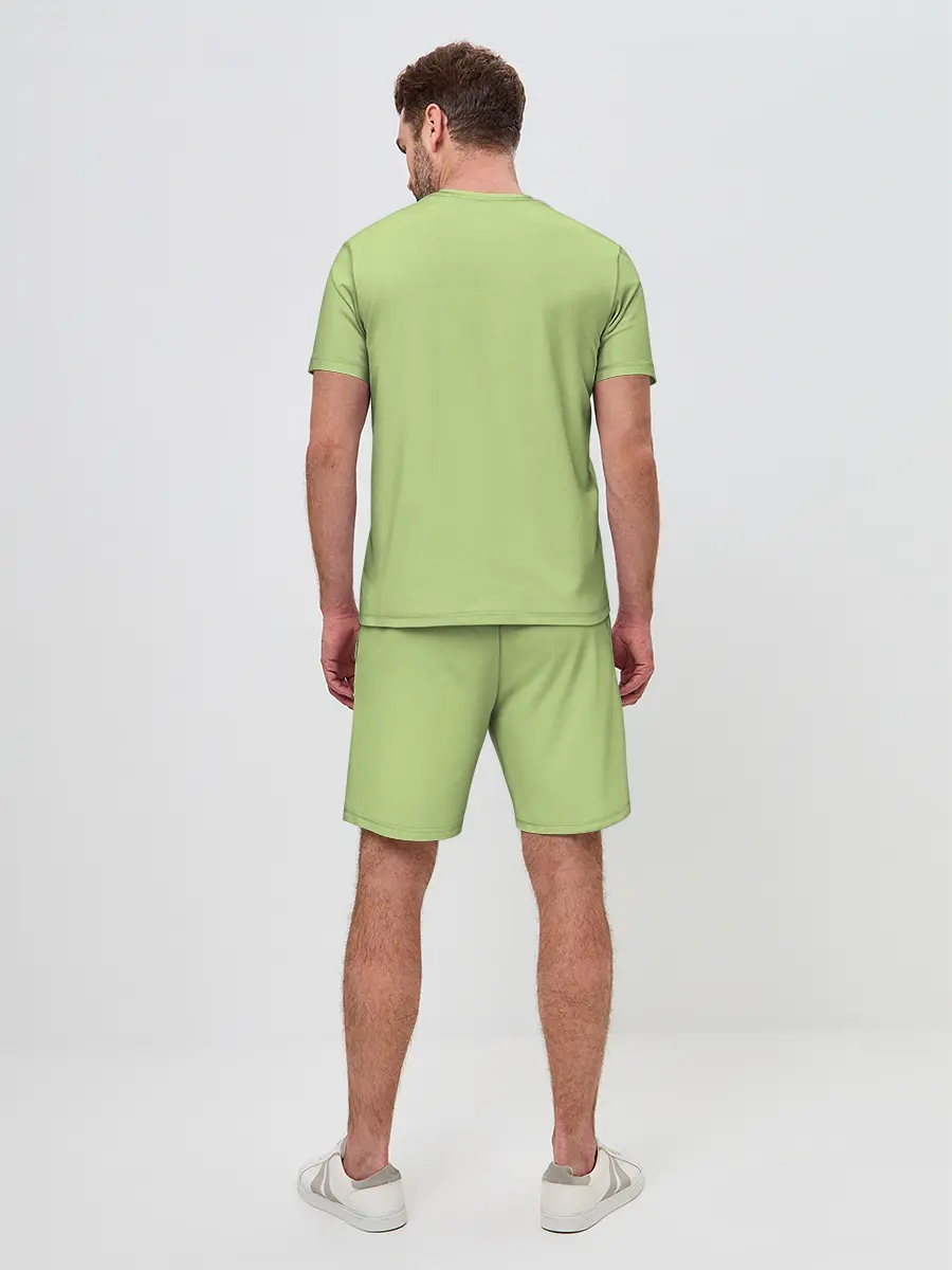 Мужской костюм с шортами / Прикольная панда с бабочкой