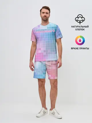 Мужской костюм с шортами / Minecraft