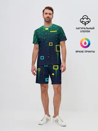 Мужской костюм с шортами / Minecraft