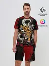 Мужской костюм с шортами / Японский Тигр