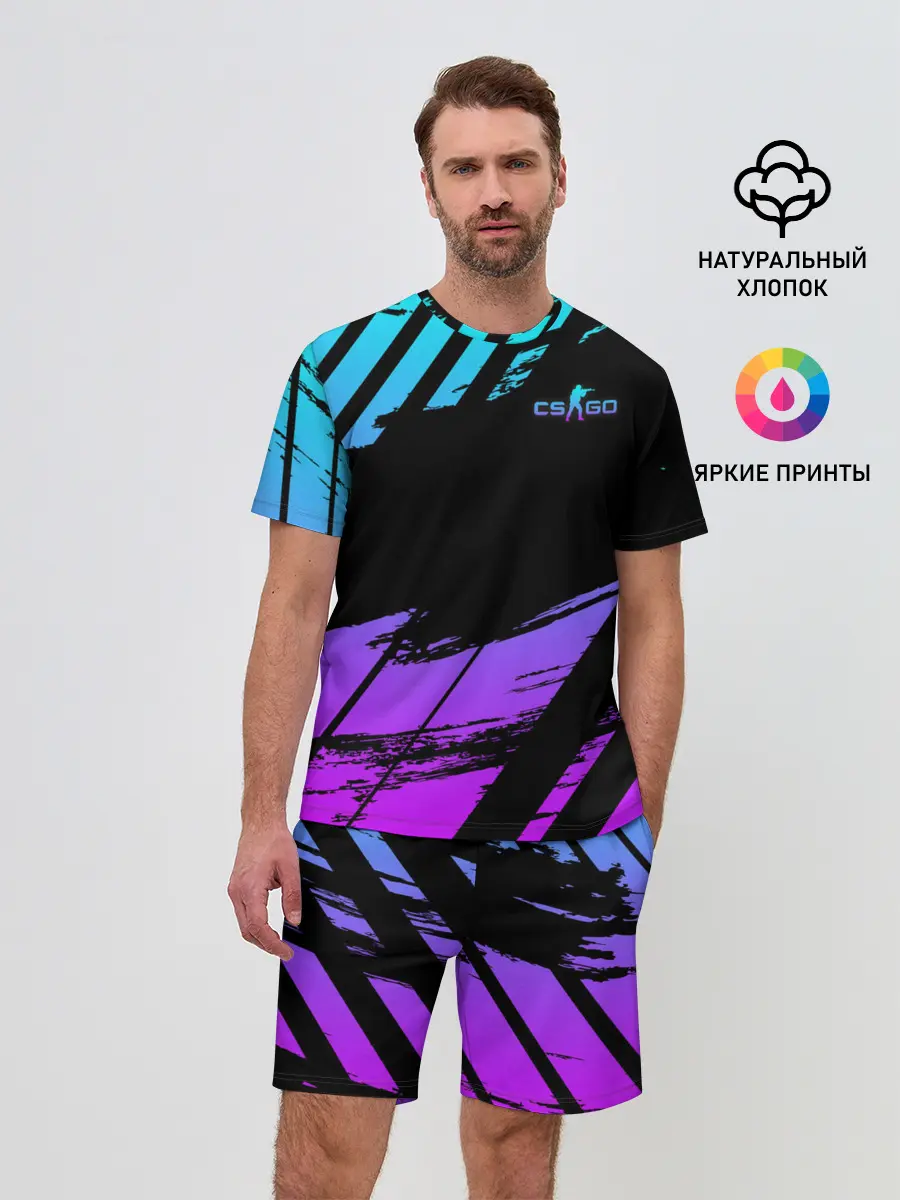 Мужской костюм с шортами / Counter-Strike
