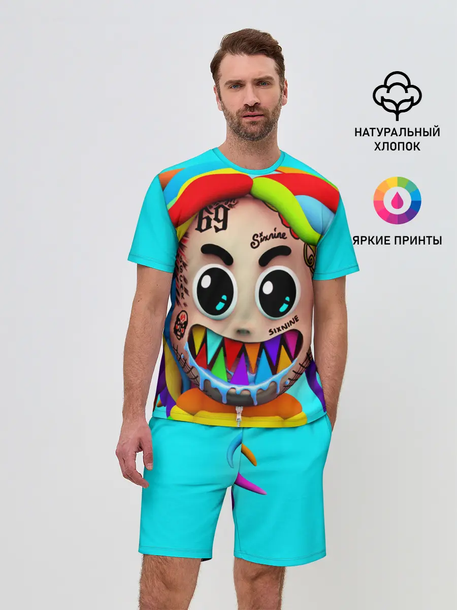 Мужской костюм с шортами / 6IX9INE