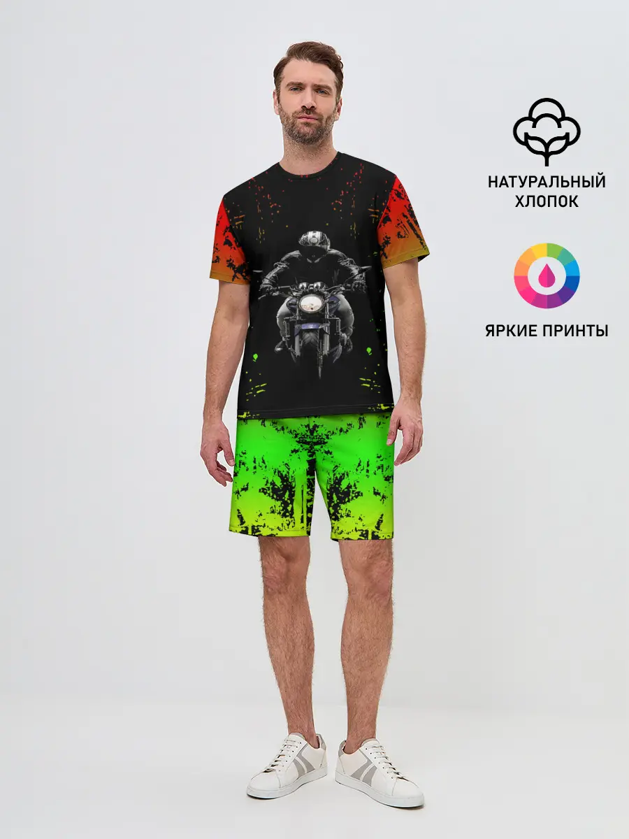 Мужской костюм с шортами / МОТОЦИКЛЫ