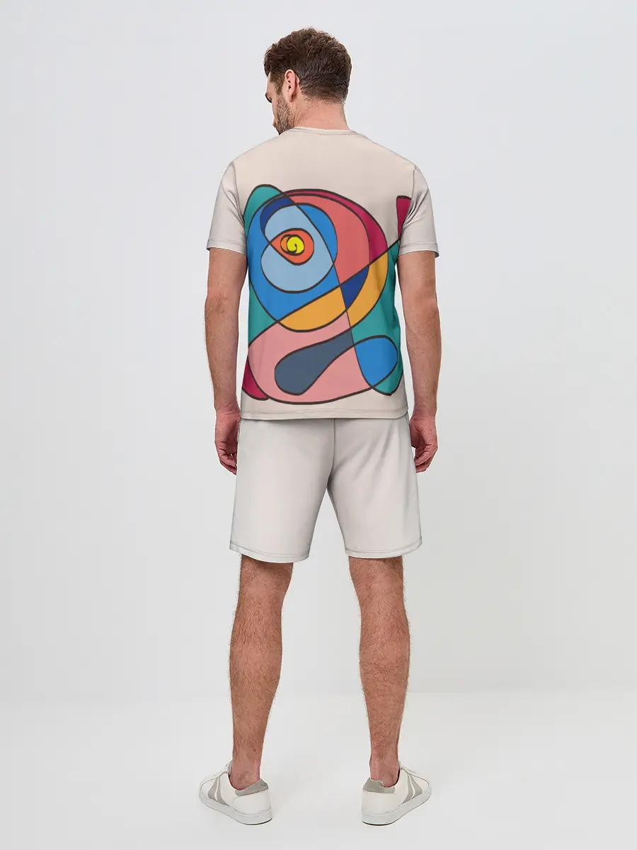 Мужской костюм с шортами / Абстракция полет фантазии