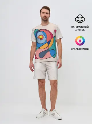 Мужской костюм с шортами / Абстракция полет фантазии